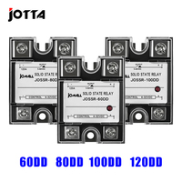 Relais statique monophasé miniature JOTTA SSR-120DD DC Control DC SSR 120A DD avec protection et couvercle en plastique