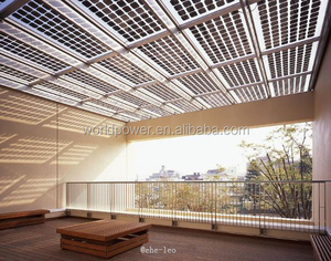 Paneles Solares Fotovoltaicos de Doble Vidrio PWSOLAR, 40% Transparentes, Monocristalinos, PERC, BIPV, con Garantía de 12 Años para Techos PWBIP - Product Image 5