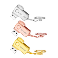 Flashdisk Mini Metal USB 8GB 16GB 32GB 64GB 128GB Pen Drive 4 8 16 32 64 128 GB Pendrive Memory Stick Drive U Disk