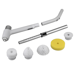 Hộ Gia Đình Thông Minh Điện làm sạch bàn chải 4 trong <span class=keywords><strong>1</strong></span> đa chức năng có thể thay thế đầu mạnh mẽ điện bọt phun USB bàn chải điện - Product Image 1