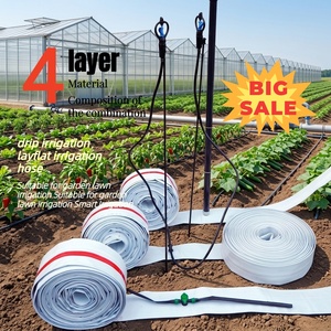 Nastro per Irrigazione a Goccia Pre-Forato con Distanza di Spruzzo Regolabile e Connettori Rapidi Compatibili per Sistemi di Irrigazione da Giardino - Product Image 1