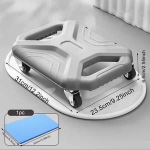 가정용 코어 운동 복근 훈련 휠 4륜 플레이트 슬라이드 디스크 - Product Image 2