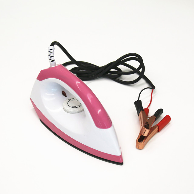 Factory Price Direct Selling 12v 150w Electric Pressing Iron Dry Function for Solar Energy