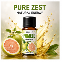 Huile essentielle de peau de pomelo fraîche, revigorante et purifiante ; adaptée à l'aromathérapie et aux soins corporels.