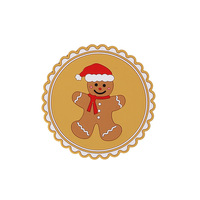 Joyeux Noël Sous-verres en silicone Tapis de tasse pour tasses Maison Cuisine Bureau Fête Table Décoration