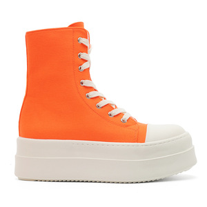 Bottes de style militaire - nouvelles bottes d'hiver tendance rouges pour femmes à semelle épaisse et hauteur cheville, pour hommes et femmes - Product Image 6