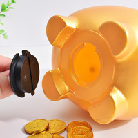 Tirelire Cochon de Noël en Forme de Dessin Animé, Petite Boîte à Monnaie pour Enfants, Jouet de Rangement, Décoration Maison, Boîte d'Épargne pour Enfants