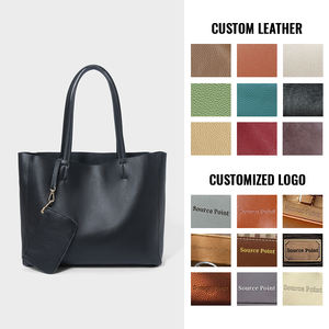 Borsa Tote classica <span class=keywords><strong>da</strong></span> donna in vera pelle con ciondolo nero borse <span class=keywords><strong>da</strong></span> <span class=keywords><strong>sera</strong></span> borsa a secchiello - Product Image 2