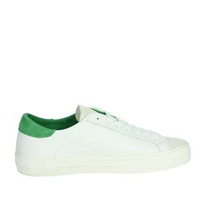 D.A.T.E. Zapatillas Donna W401-HL-VD-WG Blancas y Verdes de Lona, Calzado Moderno - Product Image 4