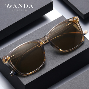 Danda <b>Sunglasses</b> TR90 Frame TAC Lens UV400 Protection Unisex <b>Square</b> Style - Product Image 2
