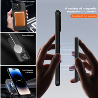 Newton Translucide Gommage Peau Magnétique Téléphone étui pour iphone 15 16 Pro Max Mat En Caoutchouc Enduit Résistant Aux Chocs Étui De Protection