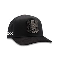 Gorra de Béisbol Unisex Personalizada al por Mayor con Logotipo Bordado, 5 Paneles, Forro de Satén, Transpirable e Impermeable, con Piel de Ante y Pines Metálicos