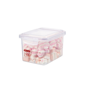 Uso en el hogar de plástico hermética de cocina de grano de Cereal de arroz contenedores de almacenamiento caja de <span class=keywords><strong>comida</strong></span> seca contenedores con tapa - Product Image 4