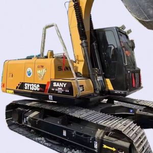 สภาพการทำงานดี ได้รับมาตรฐาน CE คุณภาพสูง ราคาดี SY135U รถขุดมือสอง 13 ตัน ยี่ห้อ Sany จากประเทศจีน - Product Image 1