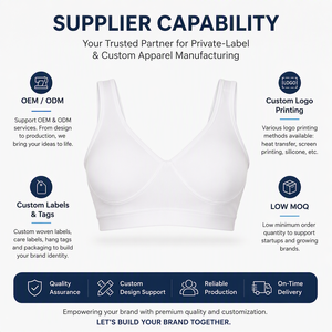Soutien-gorge de sport sans couture blanc premium pour femme avec bretelles larges et soutien optimal, en tissu doux et respirant pour le yoga et le fitness quotidiens - Product Image 2