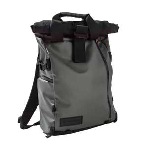 Free Sample Customized Unisex Roll <b>Backpack</b> Genuine Leather <b>Heavy</b>-<b>Duty</b> Double Zipper Detachable Oxford 36-59L USB for Outdoor - Product Image 3