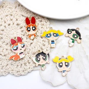 Little policewoman น้ำมันอัลลอยหยด DIY เครื่องประดับการ์ตูนญี่ปุ่นจี้น่ารักจี้ - Product Image 3