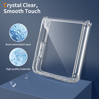 Nouvelle arrivée Étui de protection transparent pour Samsung Galaxy Z Flip 8 Léger Anti-chute Durable TPU+PC Coque de téléphone portable fine