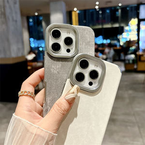 Luxe Cowboy Motif PU En Cuir Silicone Téléphone étui pour iphone 16 15 14 Plus 13 12 <span class=keywords><strong>Pro</strong></span> Max Placage Antichoc Pare-chocs Couverture Souple - Product Image 4