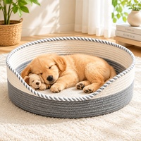 Lit pour chat en coton tissé toutes saisons, résistant à l'usure et aux griffures, griffoir pour chat, lit pour chien, chaud, respirant, lavable, pour animaux de compagnie