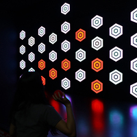 Lumière murale interactive pour jeux, lumière LED pour sol, lumière interactive LED pour salle de jeux