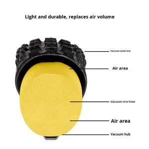 Nastro Tubolare in Spugna di Alta Qualità per Cerchioni di Biciclette da Strada e Mountain Bike, 24mm 45mm 29", Antiesplosione - Product Image 5