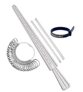 4 पीसी बनाने वाले गहने के लिए 4 आकार धातु की अंगूठी मैंड्रेल रिंग सिजर गेज के लिए 4 पीसी बनाने के लिए - Product Image 4