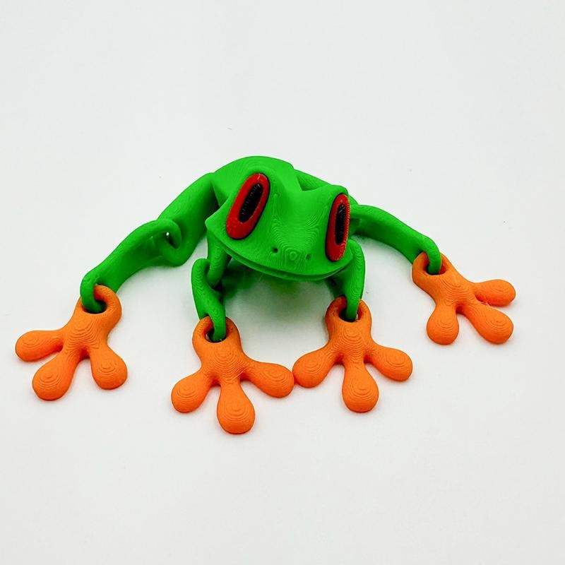 Grenouille verte 4 couleurs