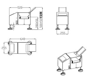 Machine d'emballage avec balance automatique <span class=keywords><strong>YUJU</strong></span> |   Balance de pesage dynamique en ligne avec garantie d'un an, puissance de 2 kW, 220 V - Product Image 3