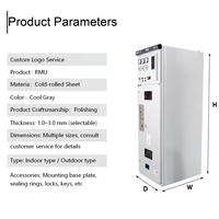 Armoire de distribution annulaire isolée (RMU) 10kV 12kV HXGN15-12, appareillage de moyenne tension sans SF6 pour réseau annulaire intérieur