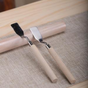 Coltello da Pittura Professionale BTH Brand <span class=keywords><strong>Studio</strong></span> con Lama in Acciaio Inossidabile Versatile e Resistente, Manico Liscio in Legno da 16 cm - Product Image 2