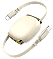 Câble USB Type C vers Type C rétractable 240W 1m, vente chaude, coloré, charge rapide, transfert de données pour téléphone portable