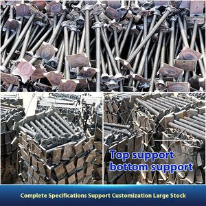 Soporte superior de encofrado sólido de construcción ajustable, soporte inferior, soporte superior hueco, soporte de acero - Product Image 4