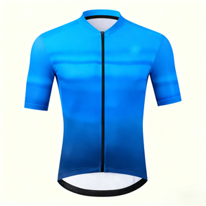 Vêtements de cyclisme unisexes haut de gamme personnalisables, multicolores, respirants, anti-humidité, légers, à manches courtes, pour la course - Product Image 1