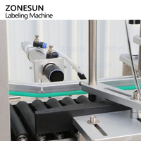 ZONESUN ZS-TB823F automatique Horizontal Anti inviolable autocollant adhésif Tube rond flacon coin étiqueteuse