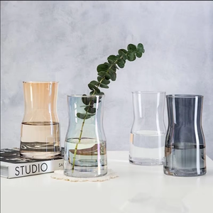 Vaso da Tavolo in Vetro Nordic Aurora, Design Moderno per Casa e Matrimoni, Decorazione Colorata 100% Fatta a Mano, Rivestito, Shanxi, Vendita all'Ingrosso - Product Image 1