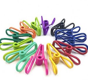 Clips de sac en PVC de 2 pouces pour sceller les sacs alimentaires, maintenir les papiers, pinces à <span class=keywords><strong>linge</strong></span> multifonctionnelles pour la lessive - Product Image 1