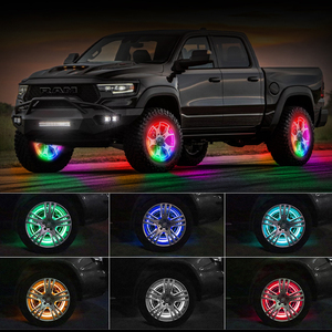 15/17/19 Inch Đuổi Theo Màu Sắc 4Pcs Tự Động Bánh Xe Ánh Sáng Rim Ánh Sáng Kit 12V Không Thấm Nước Ứng Dụng Điều Khiển Cho Xe Tải Bầu Không Khí Ánh Sáng - Product Image 5