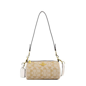 Bolso de Hombro Cruzado de Piel Sintética para Mujer, Estilo Francés de Lujo, Retro, Moderno, con Patrón Geométrico, de Moda, Superventas - Product Image 4