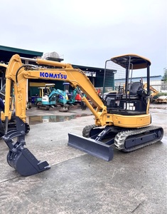 Miniexcavadora Japonesa Original de 3 Toneladas Komatsu PC30 PC30MR de Segunda Mano con Motor Komatsu Usado y Excavadora Hidráulica de Orugas con Martillo Rompedor HAWE - Product Image 4