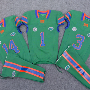 ชุดเสื้อฟุตบอลสีเขียว ปี 1978 แบบพิมพ์ลาย Sublimation สำหรับผู้ใหญ่ ผู้ชาย ระบายอากาศได้ดี ผลิตจากโพลีเอสเตอร์ ชุดยูนิฟอร์มสั่งทำได้ ยี่ห้อ Faithful Industry - Product Image 1