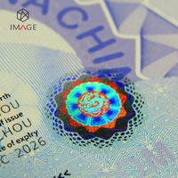 Rouleau de film holographique personnalisé en PET pour documents en papier, estampage à chaud