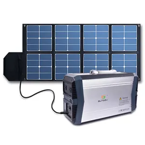 500W de alta capacidad solar recargable estación de energía portátil de CA portátil banco de potencia portátil generador