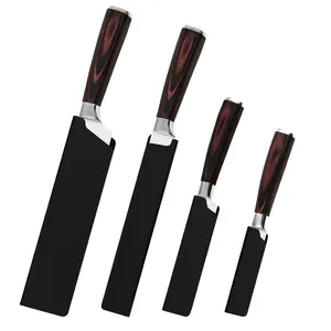 Xingye אקו ידידותי נפוץ ABS סכין להב מגן 3-8 אינץ פירות שירות שף מטבח סכין כיסוי שחור פלסטיק נדן