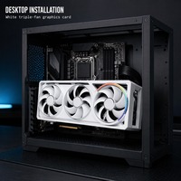 Kartu Grafis White Housing 16GB dengan Core Clock 2790MHz untuk PC Desktop Gamer dan Proyek Perakitan Workstation