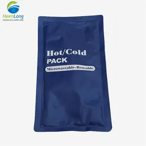 Medical care pain relief ice pack with wrap for hot cold gel therapy and reusable hot magic bag