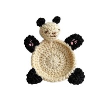 Sous-verre en crochet fait main, motif animal de dessin animé mignon, en laine, isolant thermique, pour la décoration de table à la maison