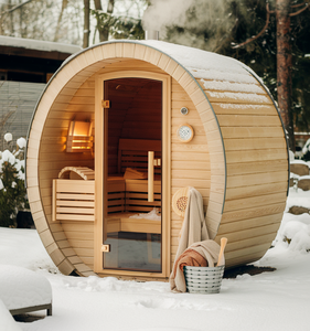 Sauna extérieur <span class=keywords><strong>de</strong></span> style tonneau rustique moderne Bancs <span class=keywords><strong>de</strong></span> <span class=keywords><strong>cabane</strong></span> Cheminée Poêle à chaleur électrique pour la retraite <span class=keywords><strong>en</strong></span> forêt <span class=keywords><strong>Construction</strong></span> <span class=keywords><strong>en</strong></span> bois massif - Product Image 3