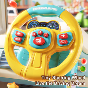 Individuell anpassbares Lernspielzeug: Simulationslenkrad für Babys mit Sound – Montessori-Spielgerät - Product Image 2