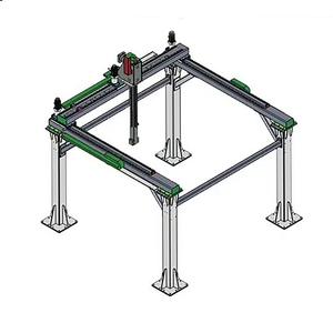 Module de mouvement linéaire à crémaillère pour robot manipulateur de treillis à axe CNC robuste pour le chargement automatique des machines CNC - Product Image 1